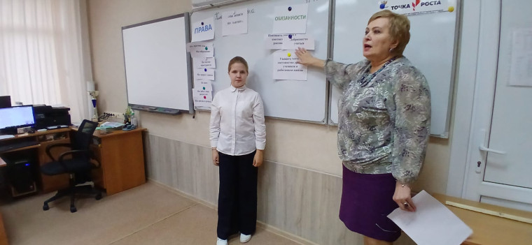 Беседа в 6Б классе: "Мы живем по закону".